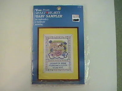 Vogart Sweet Hearts Baby Sampler Embroidery / Ballpoint Painting • $10.44