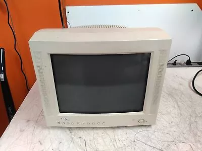 Generic Beige 15  Class Vintage Retro Gaming Color CRT VGA Monitor No Stand • $58.50