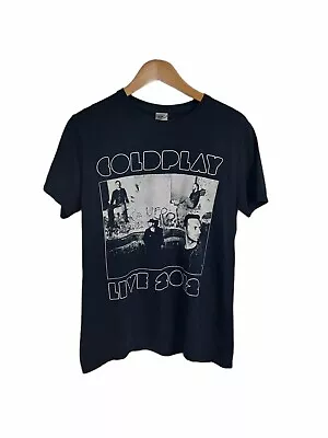 Gildan Soft Coldplay Live 2012 New Zealand Australian Tour Black T-Shirt Size M • $39