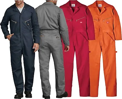 Dickies 48700 Deluxe Coveralls Mens Cotton Twill Long Sleeve Work NWT New W Tags • $39.99