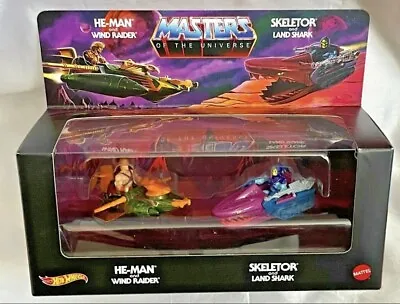 2021 SDCC Hot Wheels MOTU Masters Of The Universe He-Man Wind Skeletor MIB • $24.99