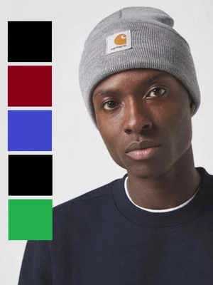 £14.95 • Buy Unisex Carhartt Watch Beanie Hat A18 Black Grey Green Blue Wine