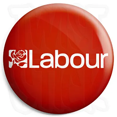 Labour Party Logo - 25mm Button Badge - General Election Political Party Support • £0.99