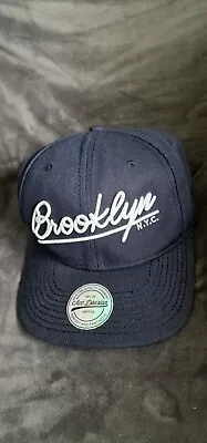 Baseball Cap Hat Blue H&M Brooklyn One Size 99p Start Only Nyc Mens Womens See • £0.99