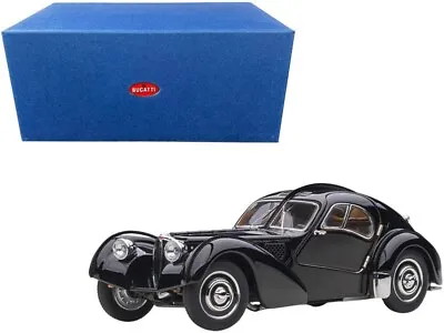 1938 Bugatti Type 57SC Atlantic With Disc Wheels Black 1/43 Diecast Model Car By • $295.99