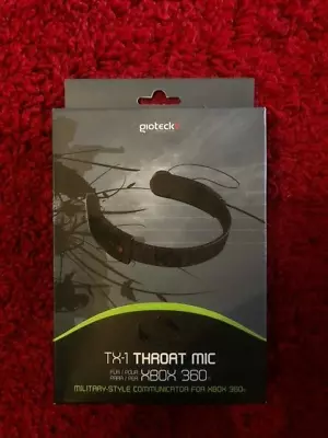 Gioteck TX-1 Military Style Throat Mic XBOX 360 NEW SEALED • $43.71