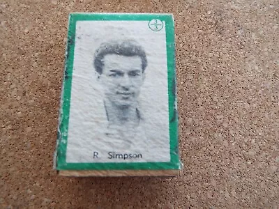 Vintage Duncans Safety Matches Box - Cricketer R. Simpson Label • $25