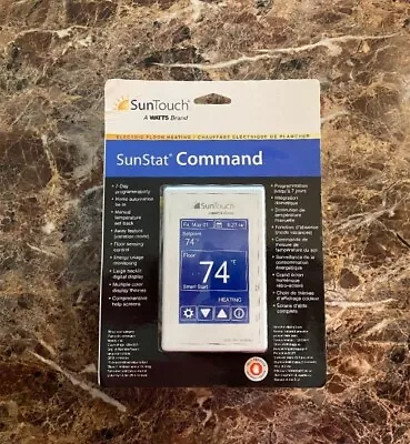 $169.95 • Buy NEW SunTouch Floor Warming SunStat Command Programmable Radiant Floor Heating
