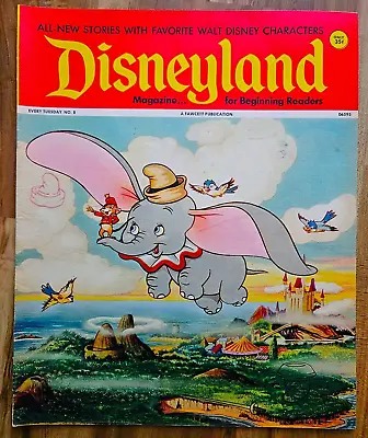Vintage 1972 Disneyland Magazine #8 With Dumbo Cover • $9.99