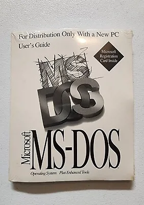 Genuine Microsoft MS-DOS 6.22 Plus Enhanced Tools Brand New Original • $49.99