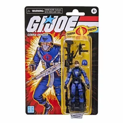 Hasbro G.I. Joe Retro Cobra Officer 3.75 Inch Action Figure - F2728 • $14.99