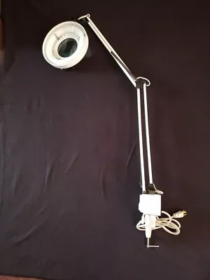 Portable Swing Arm Magnifying Lamp Clamp Model No. 3700 Tested & Works  • $85