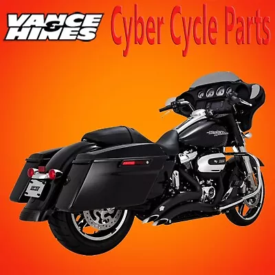VANCE & HINES BIG RADIUS 2-INTO-2 Exhaust System 2017-2023 Harley Touring 46373 • $1149.99