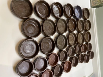 £0.99 • Buy 30 Plastic Castor Cups In Very Good Condition