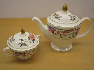 1989 Royal Doulton MINTON Donovan Bird S769 Porcelain Tea Cup & Sugar Bowl • $60