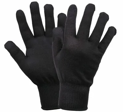 Military Issue Black Polypropylene Glove Inserts X-large Ecw Made In The U.s.a  • $9.95