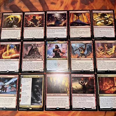 MTG *Legendary- Red Commander Lot X15 New- Magic The Gathering: Rare TCG Lot • $29.95