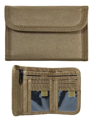 VISM Military Bifold Wallet EDC Personal ID Wallet Duty Gear Travel Hunting TAN • $14.95