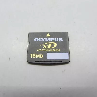 XD Picture Memory Card 16MB Olympus Type S • £14.99