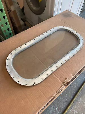 Vintage Airstream Flat Rounded Clear Safari Window 20.5 L X 10 W • $300