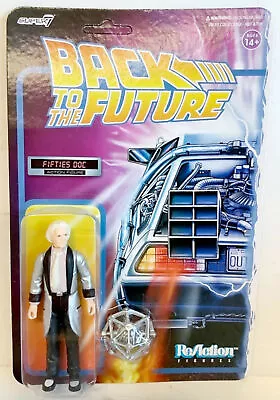 NEW Super7 Back To The Future FIFTIES DOC BROWN 1950s 3-3/4-inch ReAction Figure • $18.99