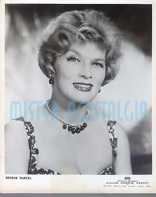 Vintage Photo 1950 Sexy Denise Darcel Model & Actress William Morris Agency • $9.99