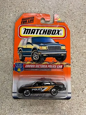 Matchbox To The Rescue #28 Crown Victoria Police Car Diecast New • $7.99