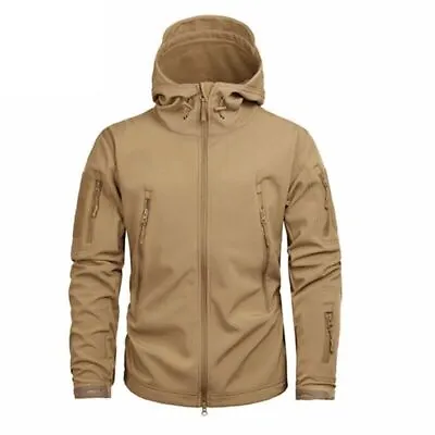 2022 Tactical Jacket Men's Hooded Jacket Waterproof Military Windbreaker • $79.98