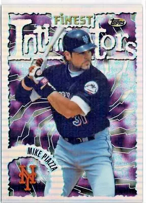 2016 Topps Finest Mike Piazza Mets Intimidators Refractor Card No. 96FI-MP • $5