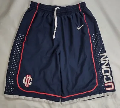 Vintage Nike Uconn Huskies Authentic Basketball Shorts Size L • $249.99