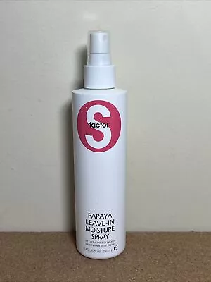 New! S-factor By Tigi Papaya Leave-in Moisture Spray For Hair 8.45 Oz • $39.99