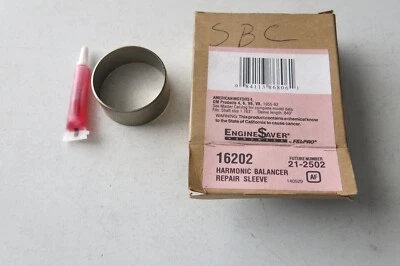 $11.99 • Buy Nos Fel-Pro Harmonic Balancer Repair Sleeve (16202)