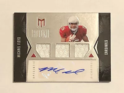 2012 Panini Authentic Signature Michael Floyd Card #106 MT AUTO PATCH RC 146/399 • $5.98