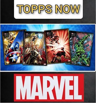 Topps Marvel Collect TOPPS NOW 2024 April 17 Gold And Silver 26 Digital Cards • $10.49