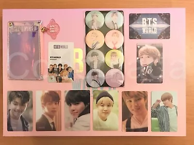 BTS World OST Limited Edition OFFICIAL Photocard Magnet Manager ID Card Wallet • $14.99