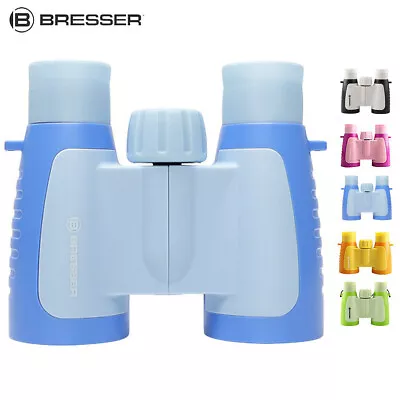 Bresser Kids 3X30 Compact Binoculars High Resolution Shockproof Bird Watching • $42.99