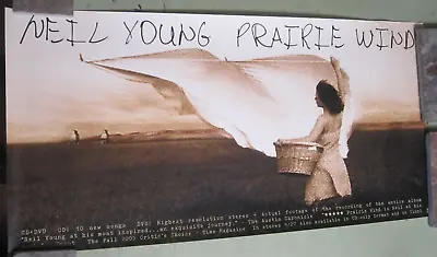 $20 • Buy Neil Young 2005 Promo Poster 24 X12  Prairie Wind