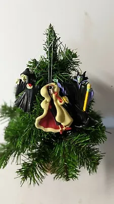 3 Custom Disney Villians Christmas Ornaments... Maleficent Cruella & The Witch • $24
