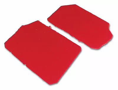 Corvette C4 Front Speaker Cover Carpets - Red Tru-Vet 1994-1996 • $80.99