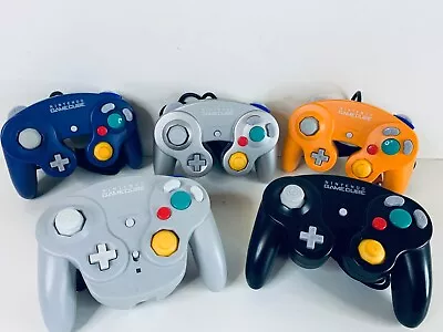$59.95 • Buy Genuine Nintendo GameCube Controller Official Indigo Black DOL-003 Drop Down Box