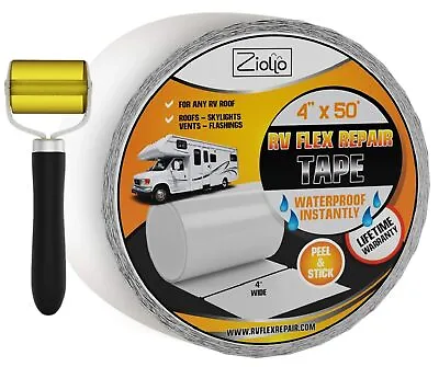 Ziollo RV Flex Repair Tape Roof Seam Tape To Seal And Waterproof Bond To EPDM • $65.60