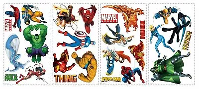 Wall Decals Marvel Superheroes Avengers Spider-man Captain America Iron Man Hulk • $10
