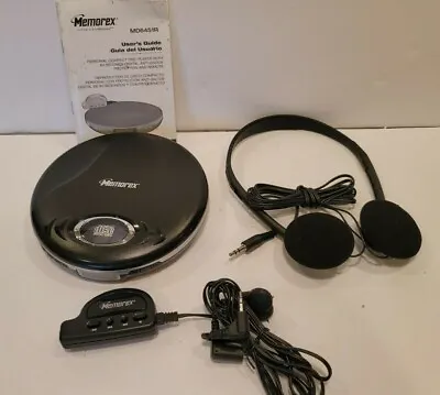 Memorex Personal CD Player MD6451BLK Skip Protection CD/CD-R/-RW • $15.99