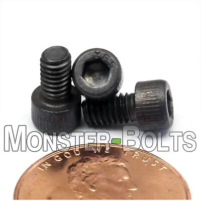 (10) #6-40 X 1/4  Socket Head Cap Screws Alloy Steel Black Oxide SAE Fine • $5.18