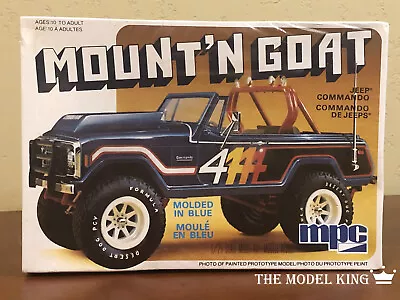 MPC Mount'n Goat Commando De Jeeps 4x4 Model Kit Q1-0751 1/25 Scale Sealed 1980 • $34