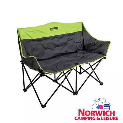 Quest Autograph Hampshire Folding Double Camping Seat Sofa Chair Caravan • £49.99
