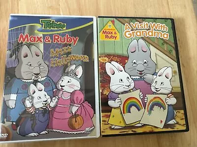 Lot Of 2 Max & Ruby DVDs Max’s Halloween & Visit With Grandma • $10.25