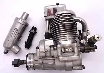 Saito 45 Special 4 Stroke Aero Engine With Silencer & Glow Plug Good Condition • £97.99