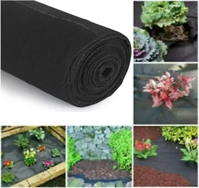 Garden Weed Control Fabric Membrane Decking Landscaping Ground Sheet Cover • £7.99