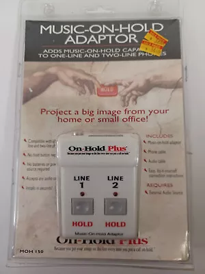 Music On Hold Adaptor MOH150-On Hold Plus 2-Line -New In Package • $15.88